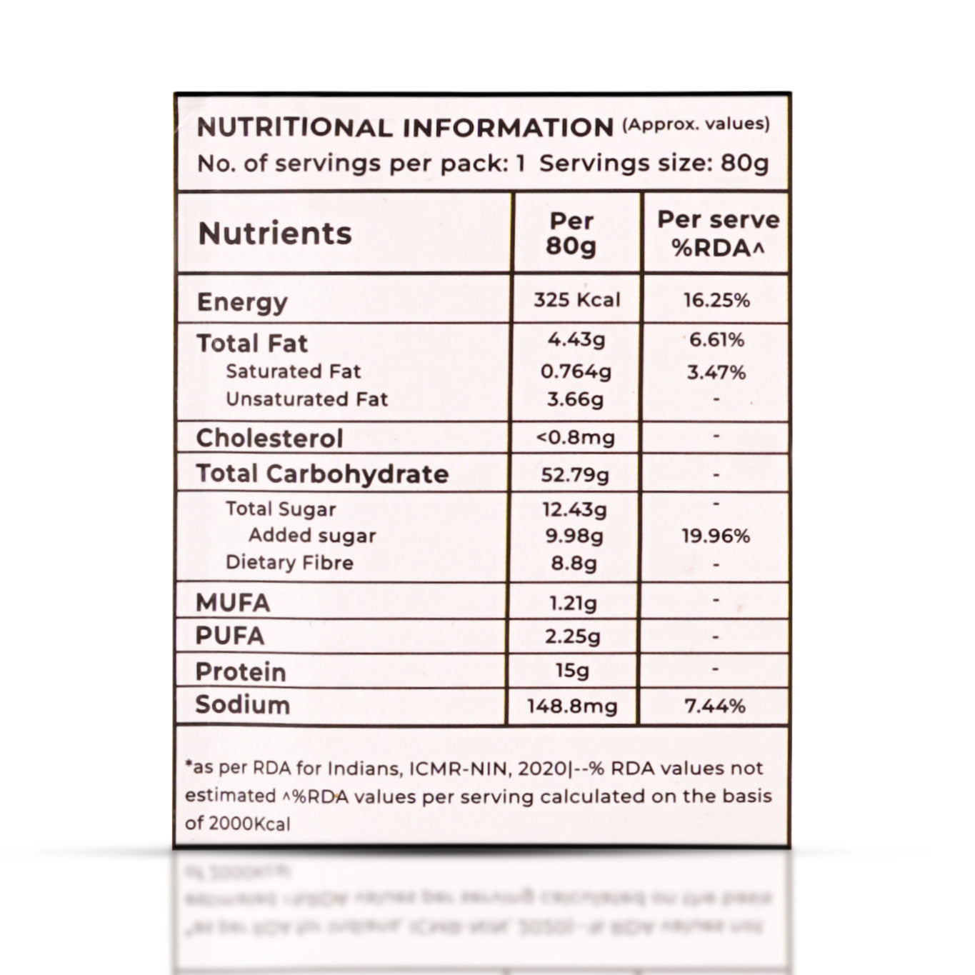 Banana Cake 2-Single Serve Pouches (20g+ protein per serve)