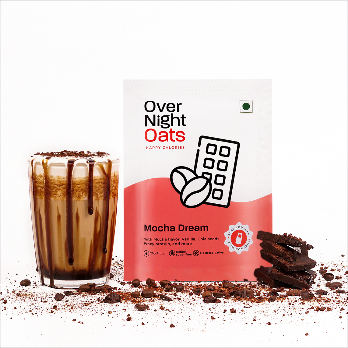 Mocha Dream 2-Single Serve Pouches (20g+ protein per serve)