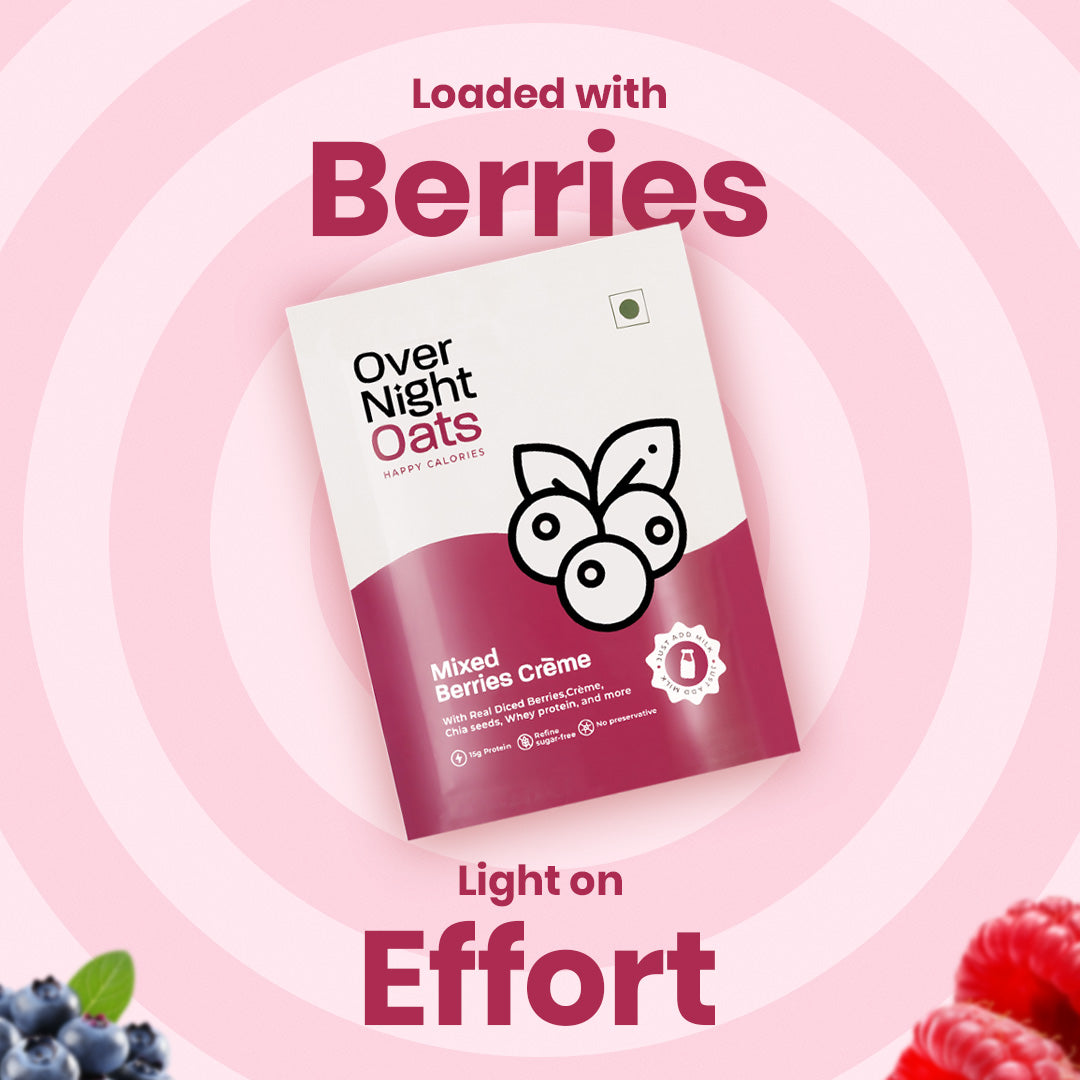 Mixed Berries Crème 2-Single Serve Pouches (15g+ protein per serve)