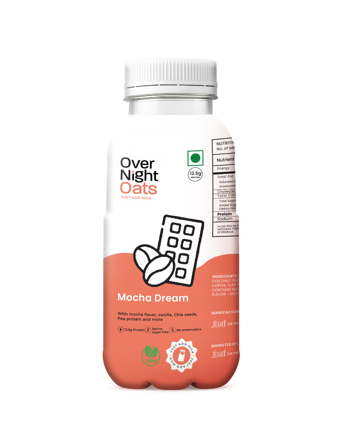 Vegan Mocha Dream Oatmeal