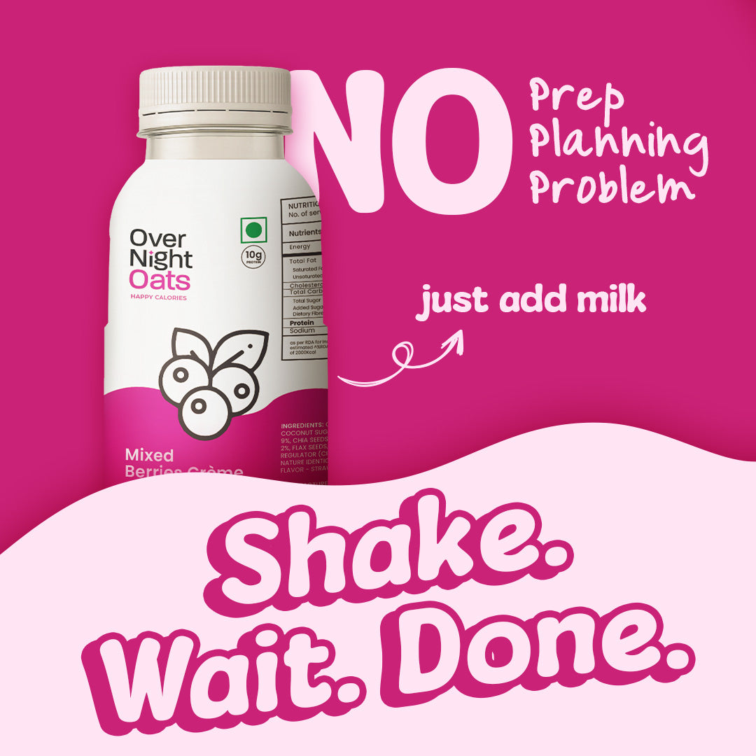 Vegan Mixed Berries Crème Oatmeal