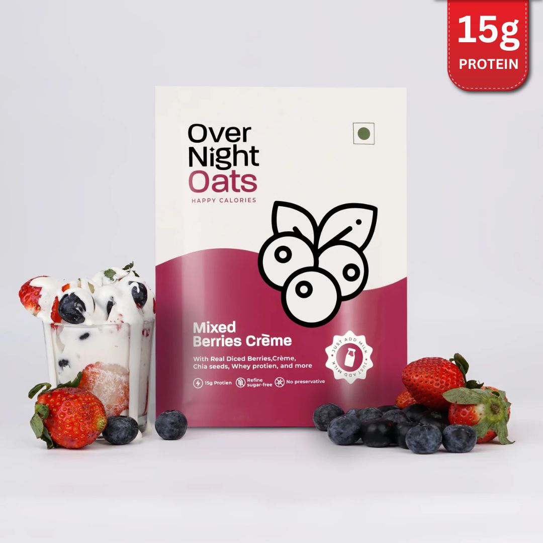 Mixed Berries Crème 2-Single Serve Pouches (15g+ protein per serve)