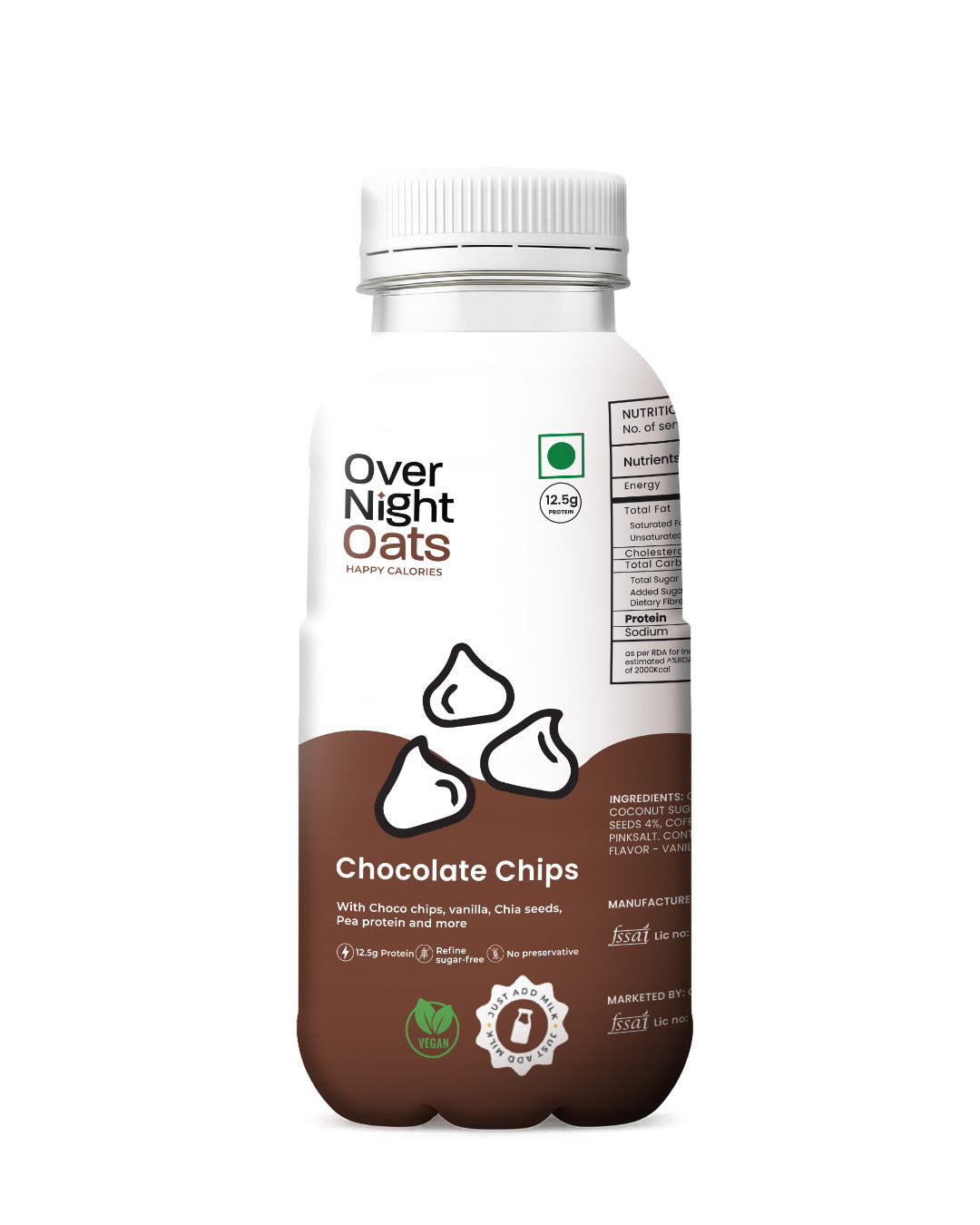 Vegan Chocolate Chip Oatmeal