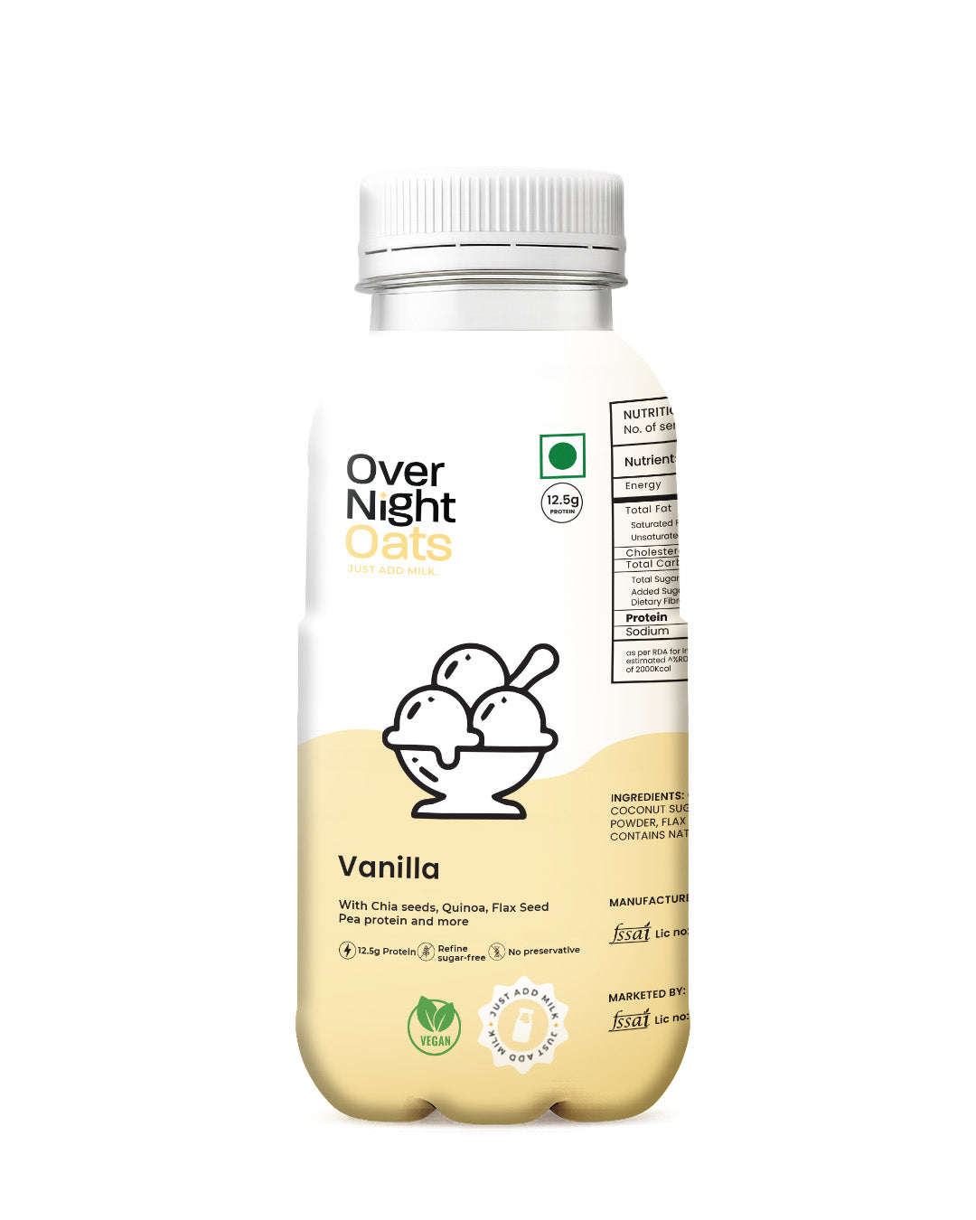 Vegan Vanilla Oatmeal