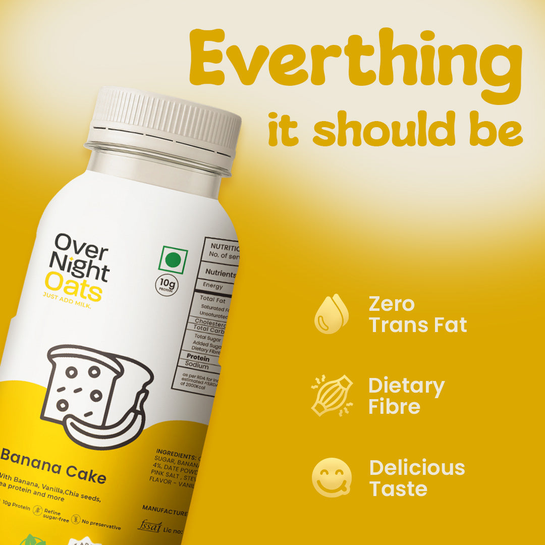 Vegan Banana Cake Oatmeal