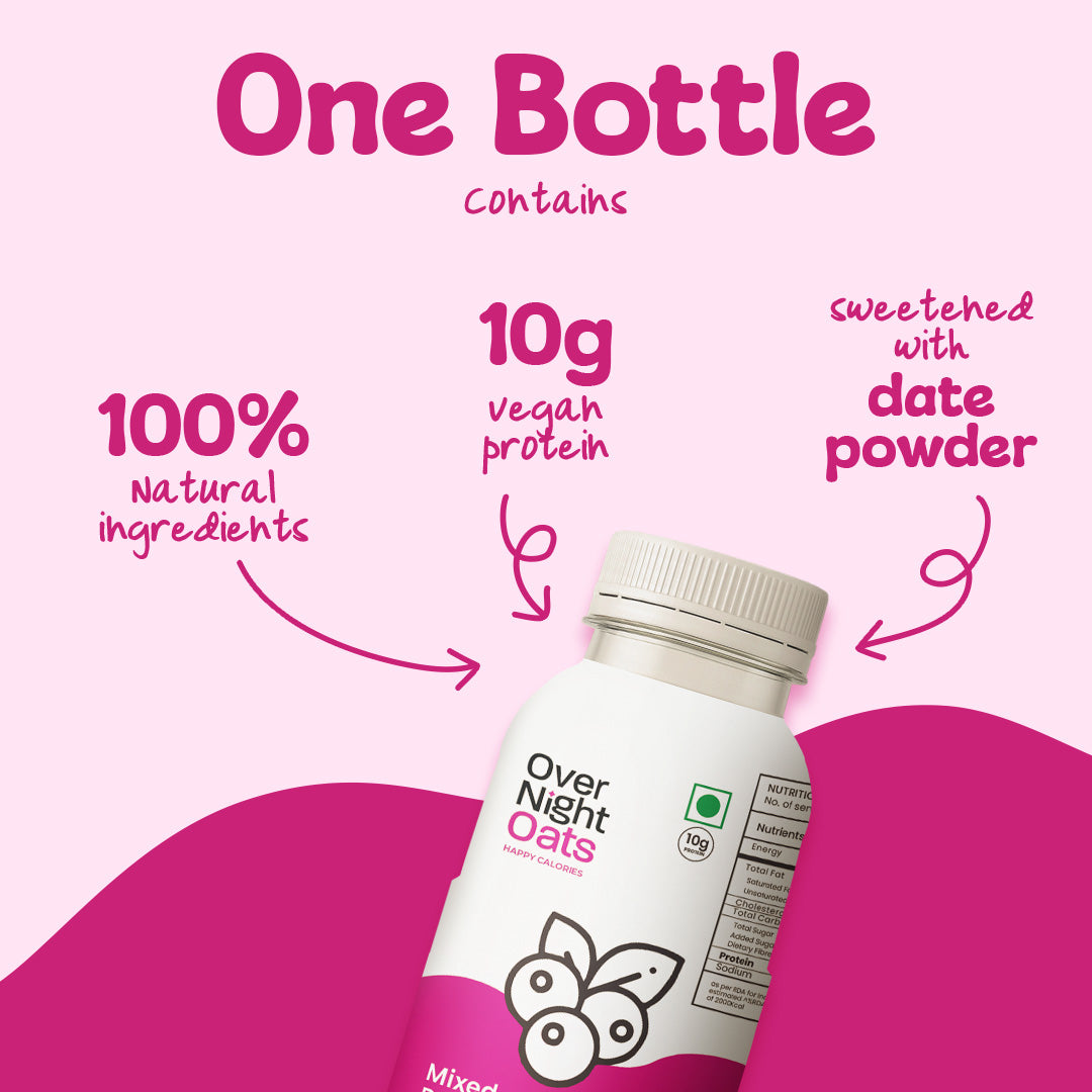 Vegan Mixed Berries Crème Oatmeal