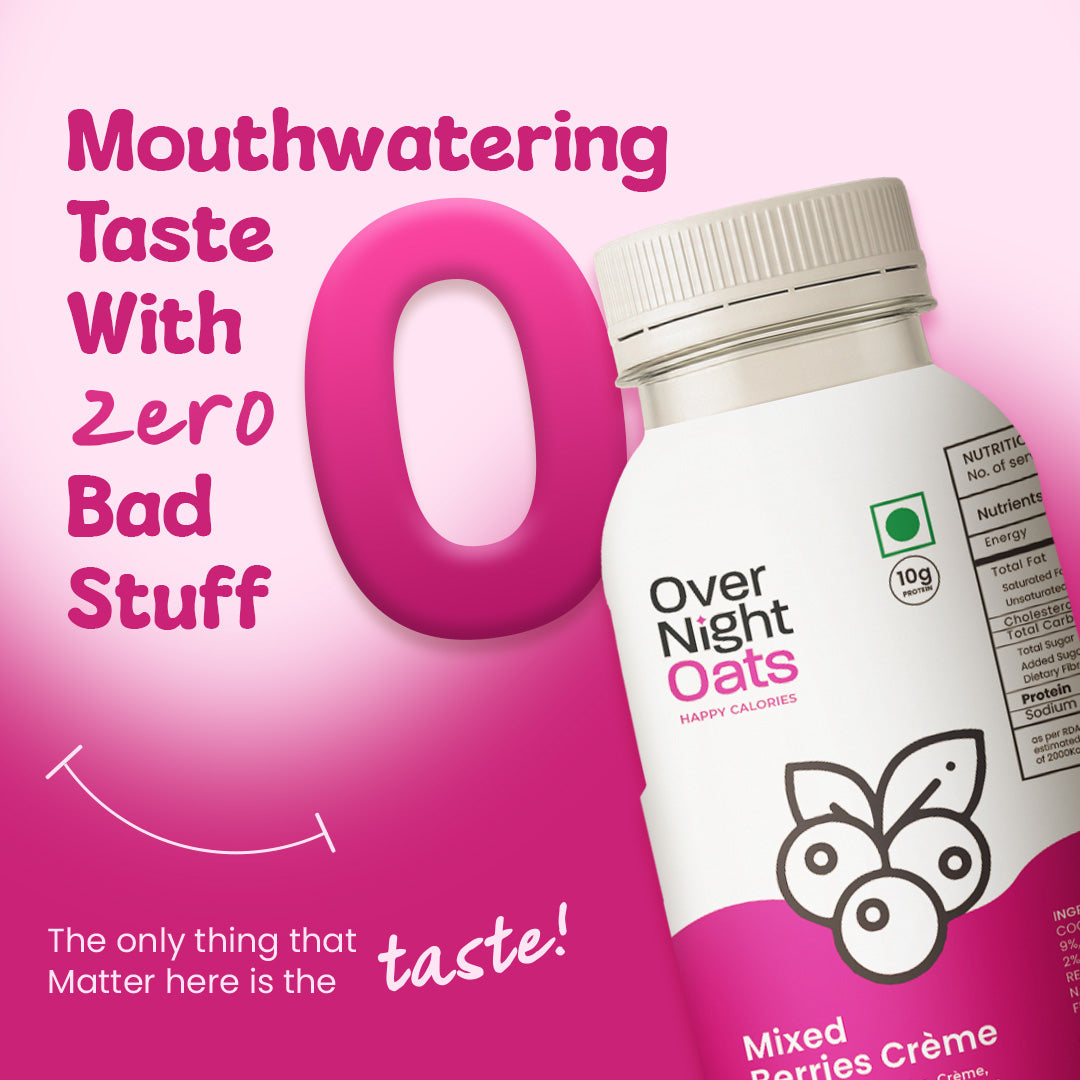 Vegan Mixed Berries Crème Oatmeal